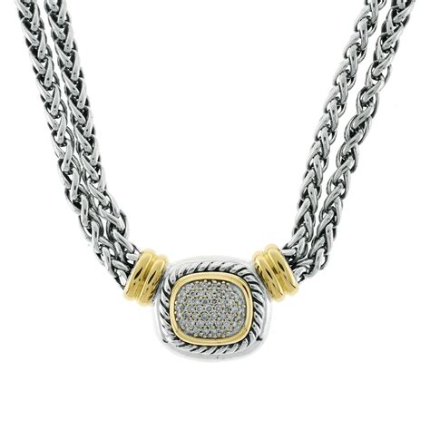 David yurman round amulet necklace